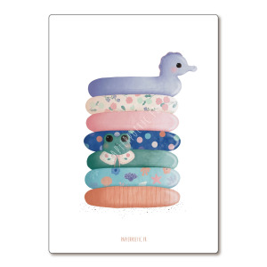 Cartolina di auguri “Mucchio di boe”