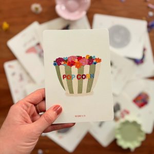 C Papier Poetic POPCORN DI FIORICARD 1 P.JPG Cartolina di auguri “Popcorn di Fiori”