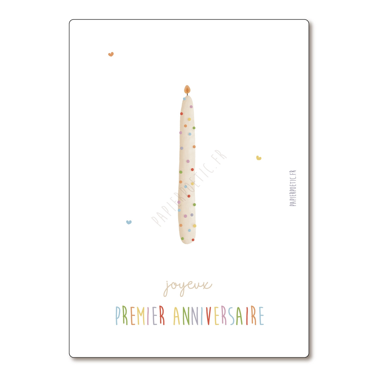 Cartolina di auguri “Primo compleanno”