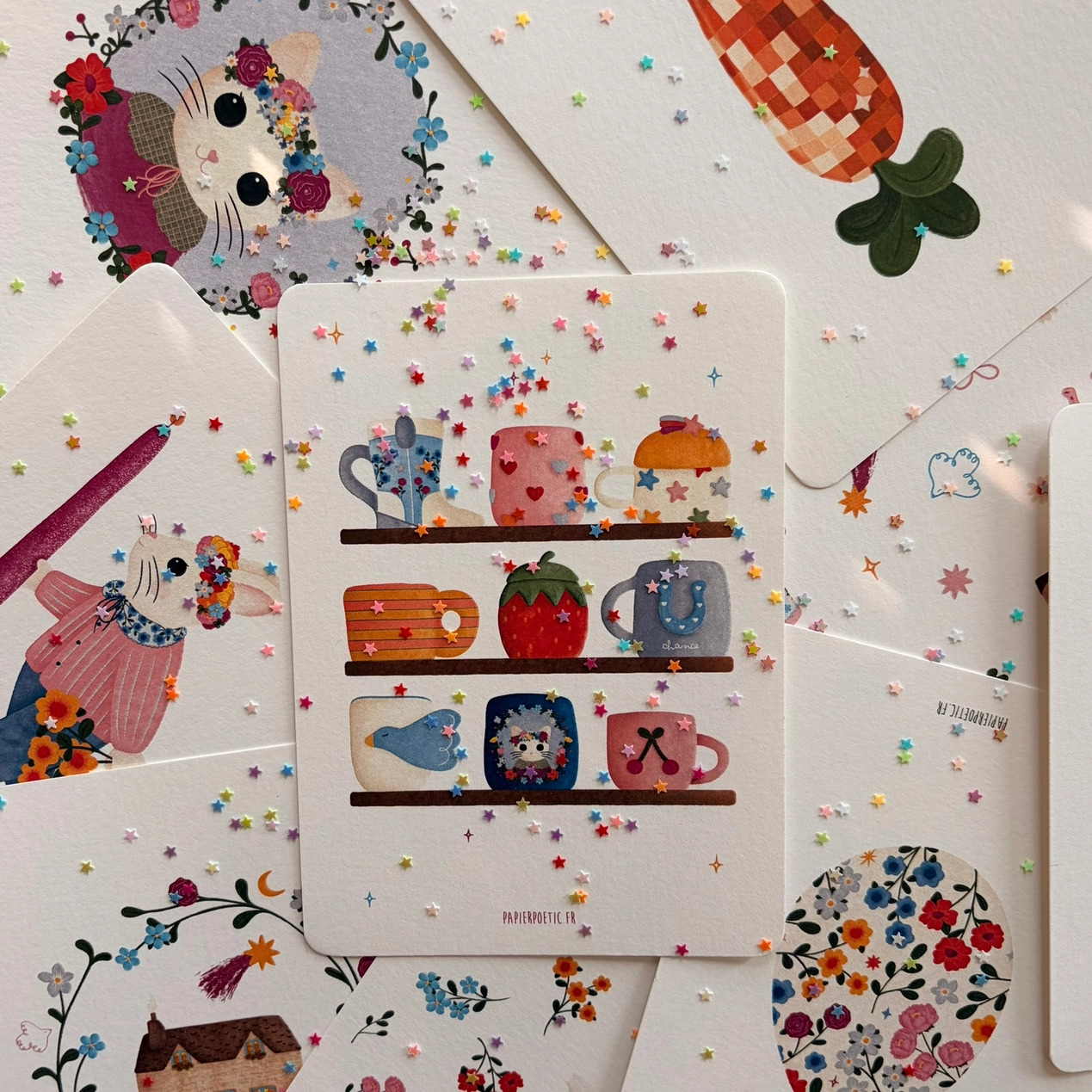Cartolina di auguri “Mug primavera”