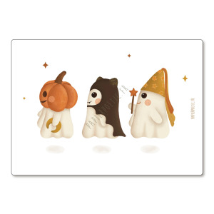 Cartolina di auguri “Trio di fantasmi”