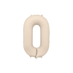 Palloncino Numero Beige Opaco