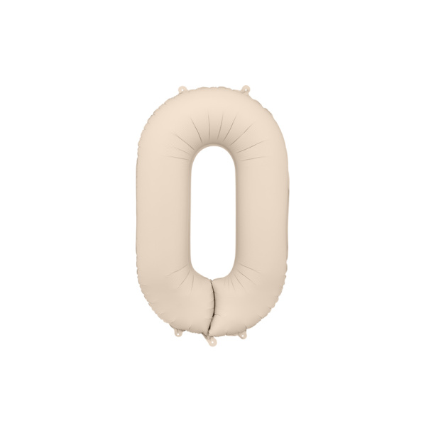 Palloncino Numero Beige Opaco