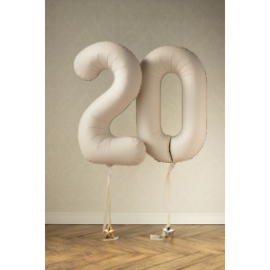 Palloncino Numero Beige Opaco