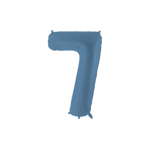 Palloncino Numero Blu Opaco