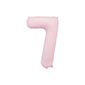 Palloncino Numero Rosa Chiaro Opaco