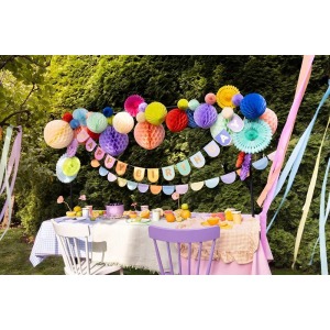 Ghirlanda Happy Birthday Colorata
