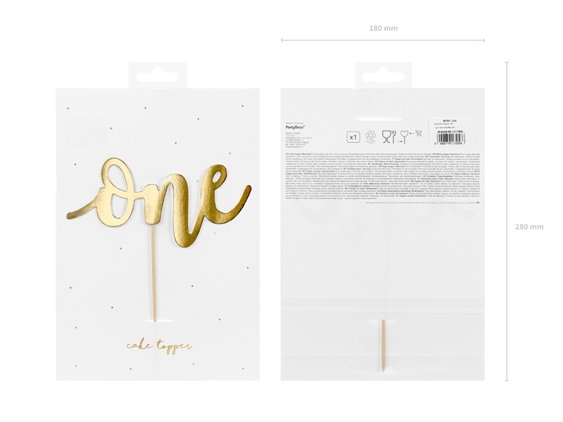 Cake topper One