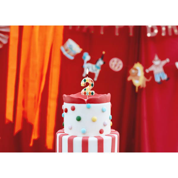 Candelina di compleanno Rombi