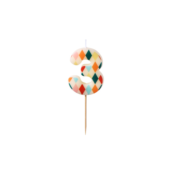 Candelina di compleanno Rombi