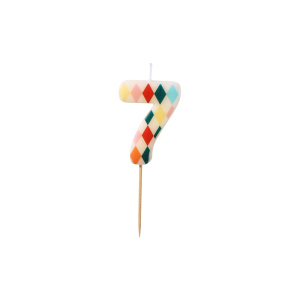 Candelina di compleanno Rombi