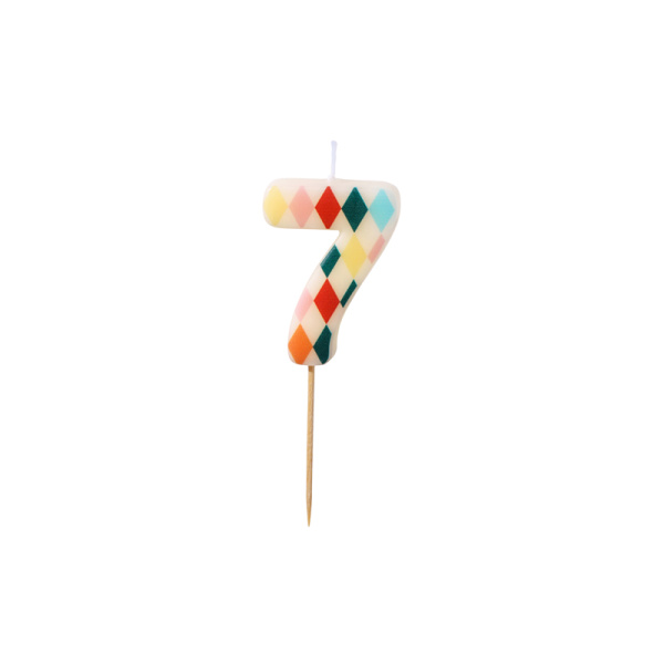 Candelina di compleanno Rombi
