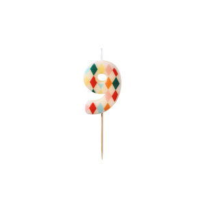 Candelina di compleanno Rombi