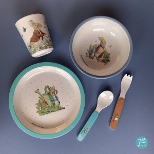 Set pappa 5 pezzi in melamina