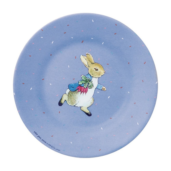 Piatto Peter coniglio Blu