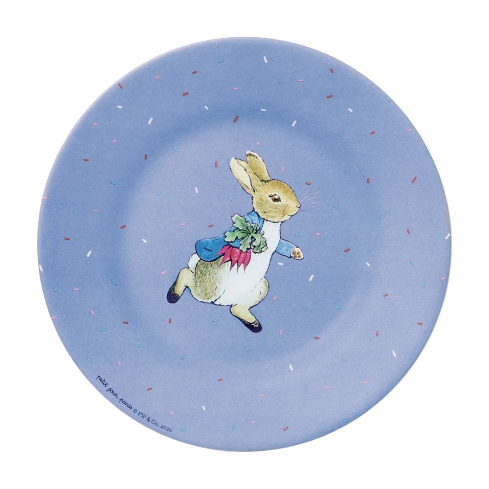Piatto Peter coniglio Blu
