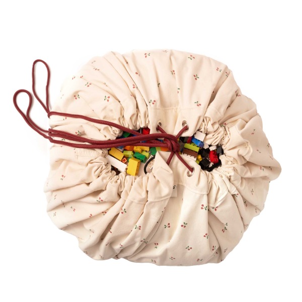 Tappeto e portagiochi – Cherry Cherry