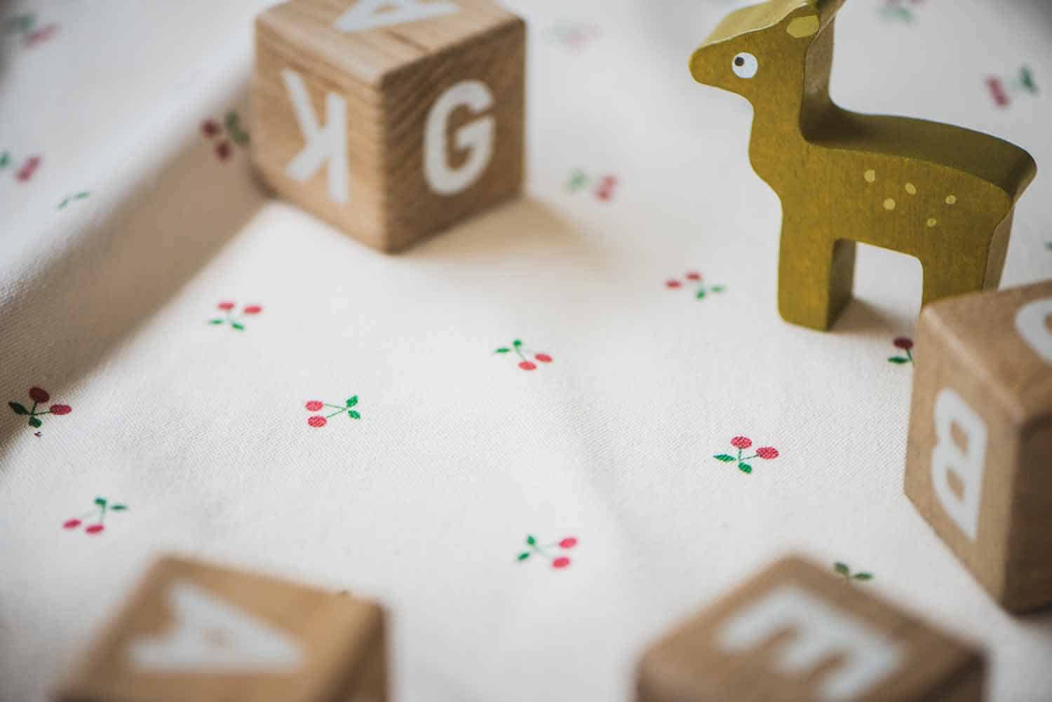 Tappeto e portagiochi – Cherry Cherry