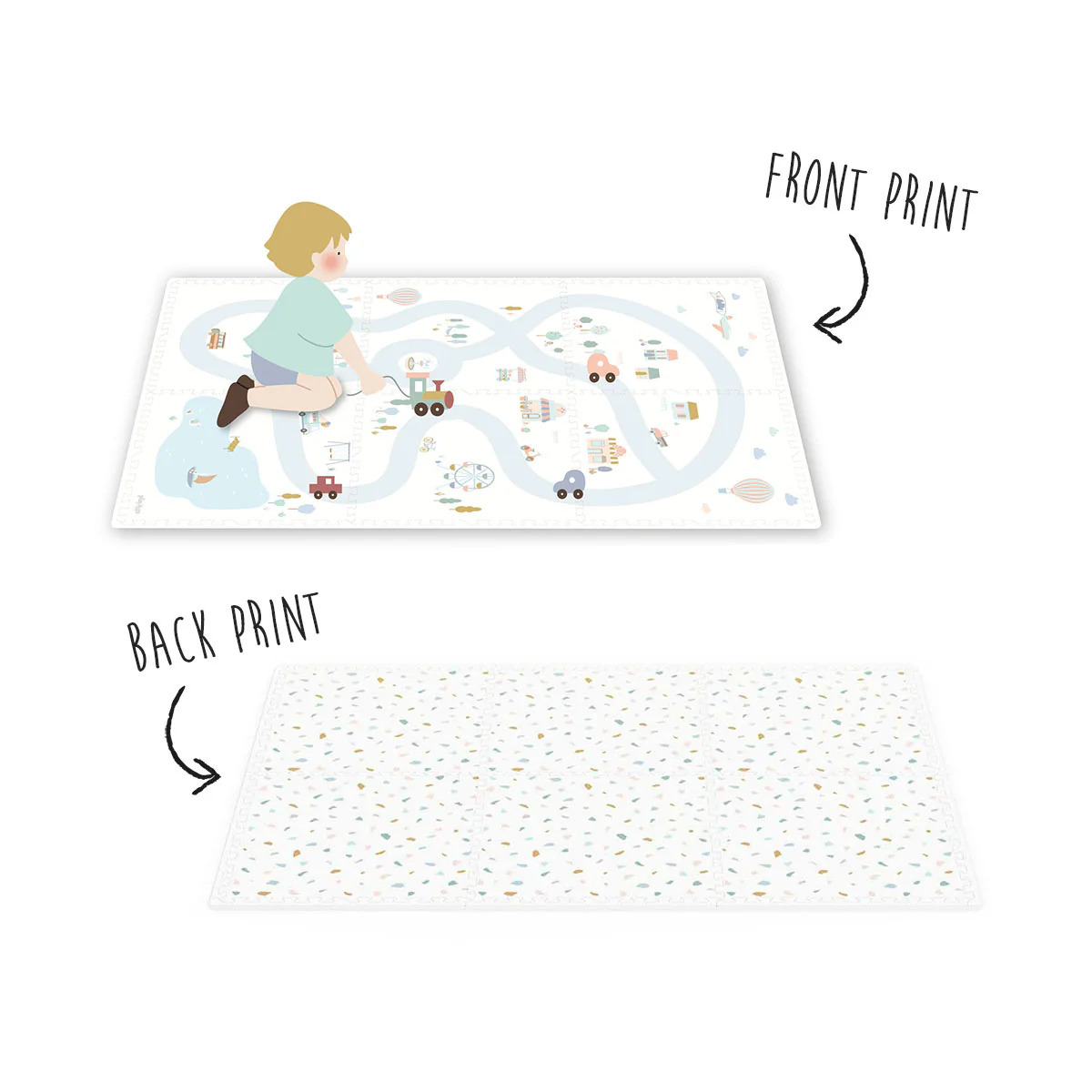 C---play and go---PG120VILLAGE_2_P.JPG Tappeto puzzle play&go 3-in-1 – Village