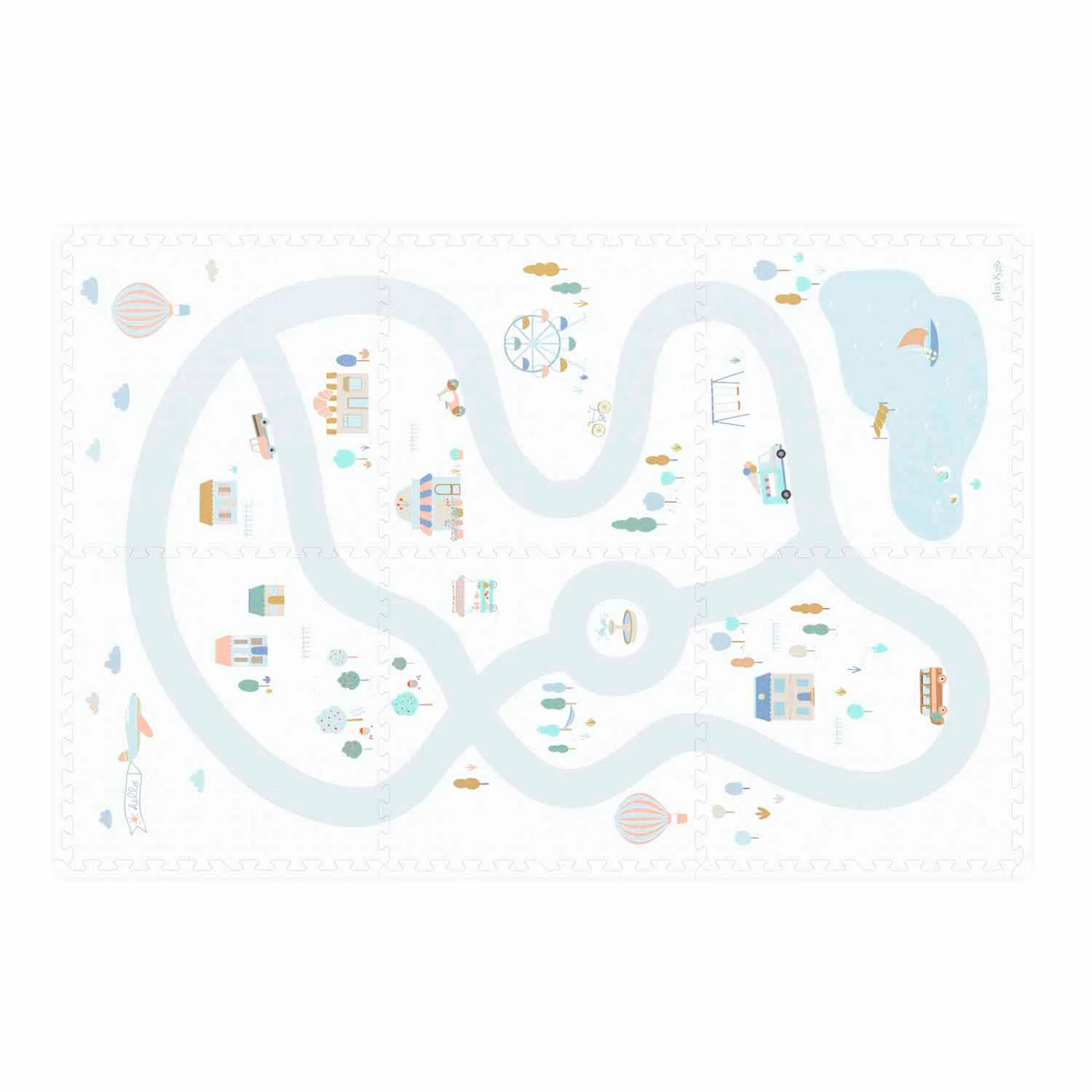 C---play and go---PG120VILLAGE_3_P.JPG Tappeto puzzle play&go 3-in-1 – Village
