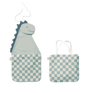 Portaoggetti da parete e tote bag – Dino