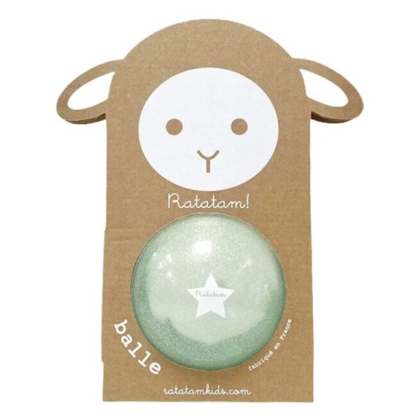 Pallone glitterato 10 cm