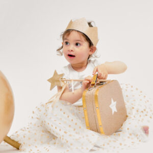 Valigia glitter da 25 cm