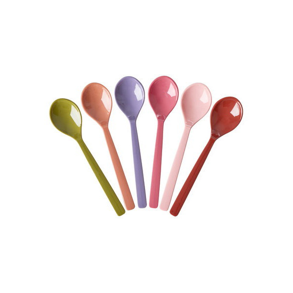Cucchiaini da Tè in Melamina Multicolore (Set da 6)