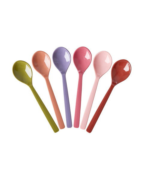 Cucchiaini da Tè in Melamina Multicolore (Set da 6)
