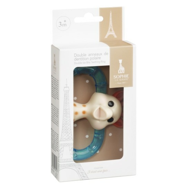 Doppio anello da dentizione POLAIRE SOPHIE LA GIRAFE