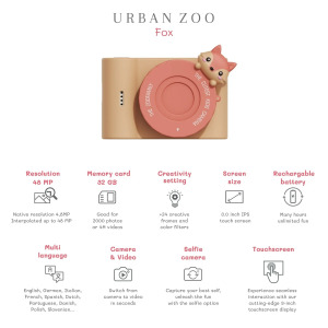 Fotocamera per bambini Urban Zoo