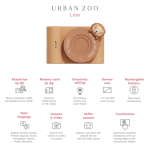 Fotocamera per bambini Urban Zoo