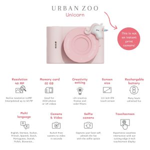 Fotocamera per bambini Urban Zoo