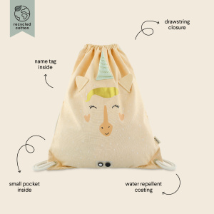 Borsa con coulisse animali