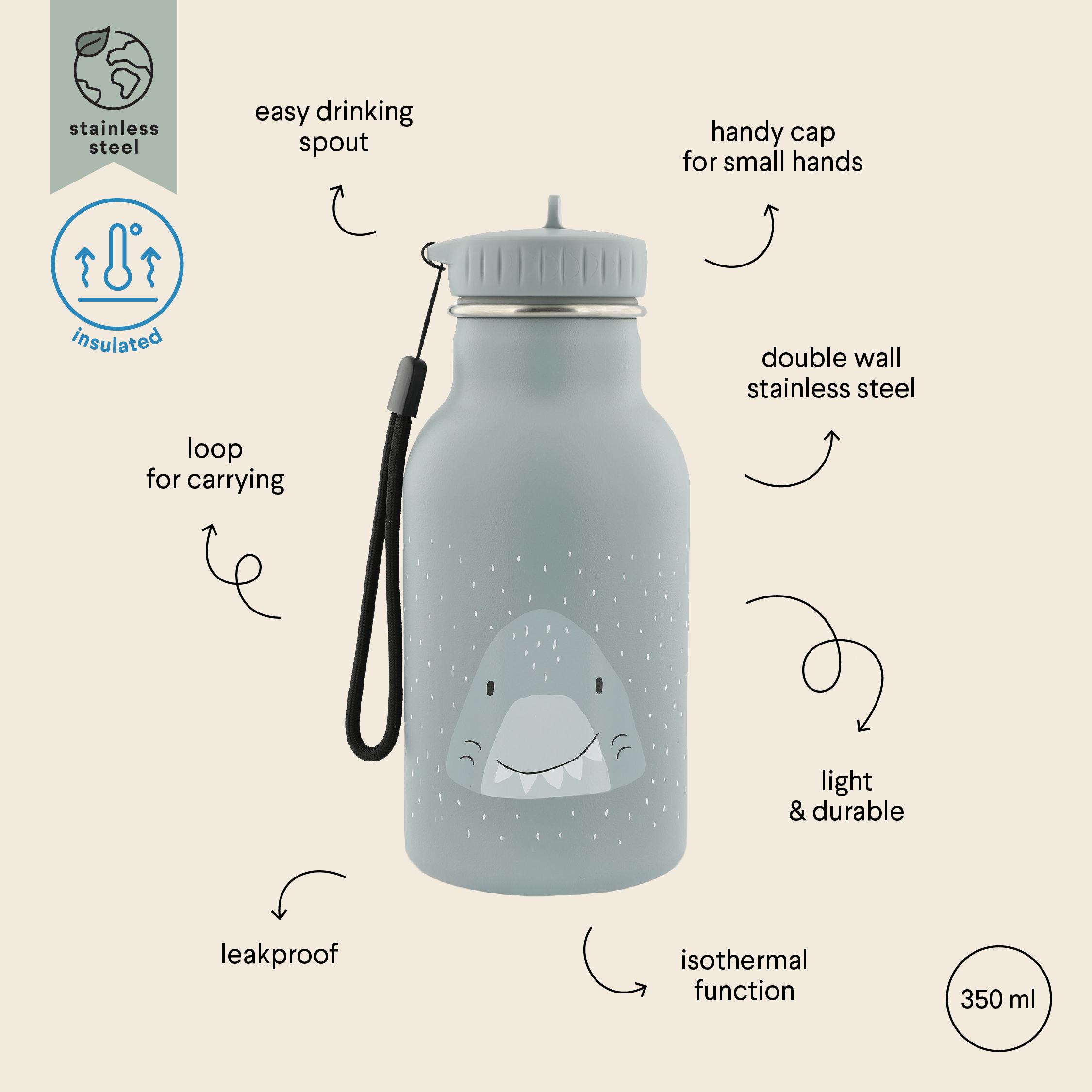 Borraccia animali – 350 ml