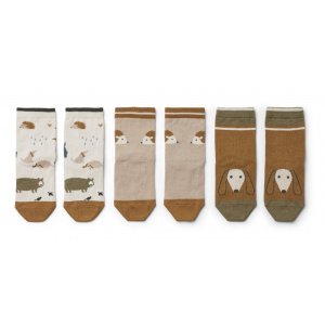 Set di 3 paia di calze Silas