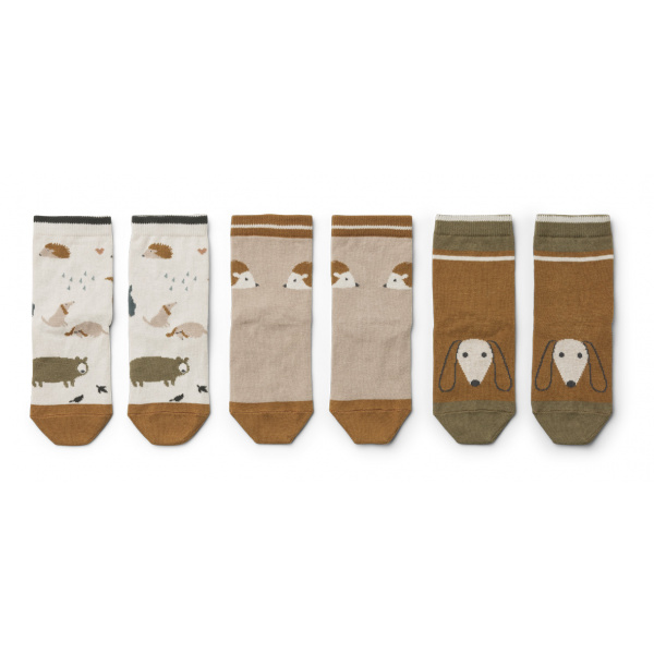Set di 3 paia di calze Silas