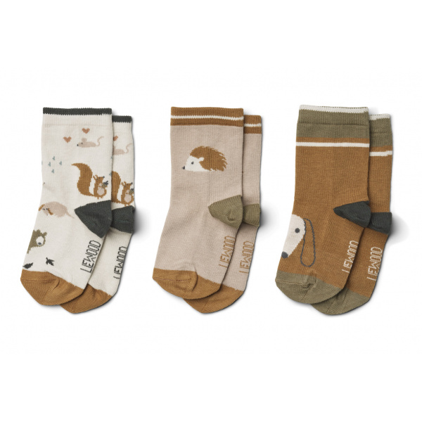 Set di 3 paia di calze Silas