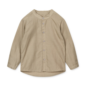 Camicia alla coreana in lino Austin