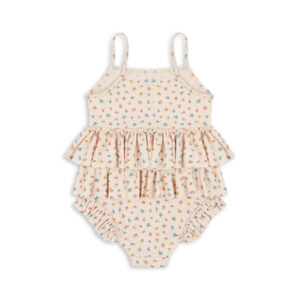 Costume da bagno intero con frappe