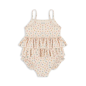 Costume da bagno intero con frappe