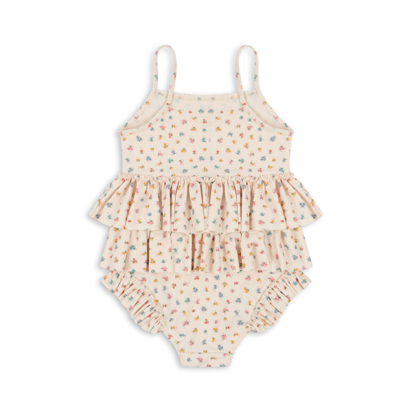 Costume da bagno intero con frappe