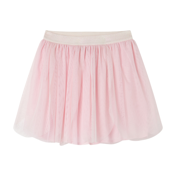 Gonna in tulle a strati elasticizzata