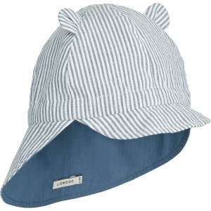 P26 Liewood LW176890940.JPG Cappello parasole GORM in seersucker