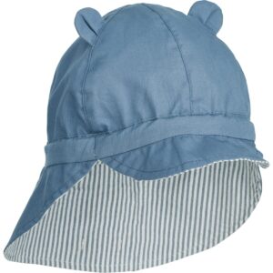 P26 Liewood LW176890940 2 P.JPG Cappello parasole GORM in seersucker