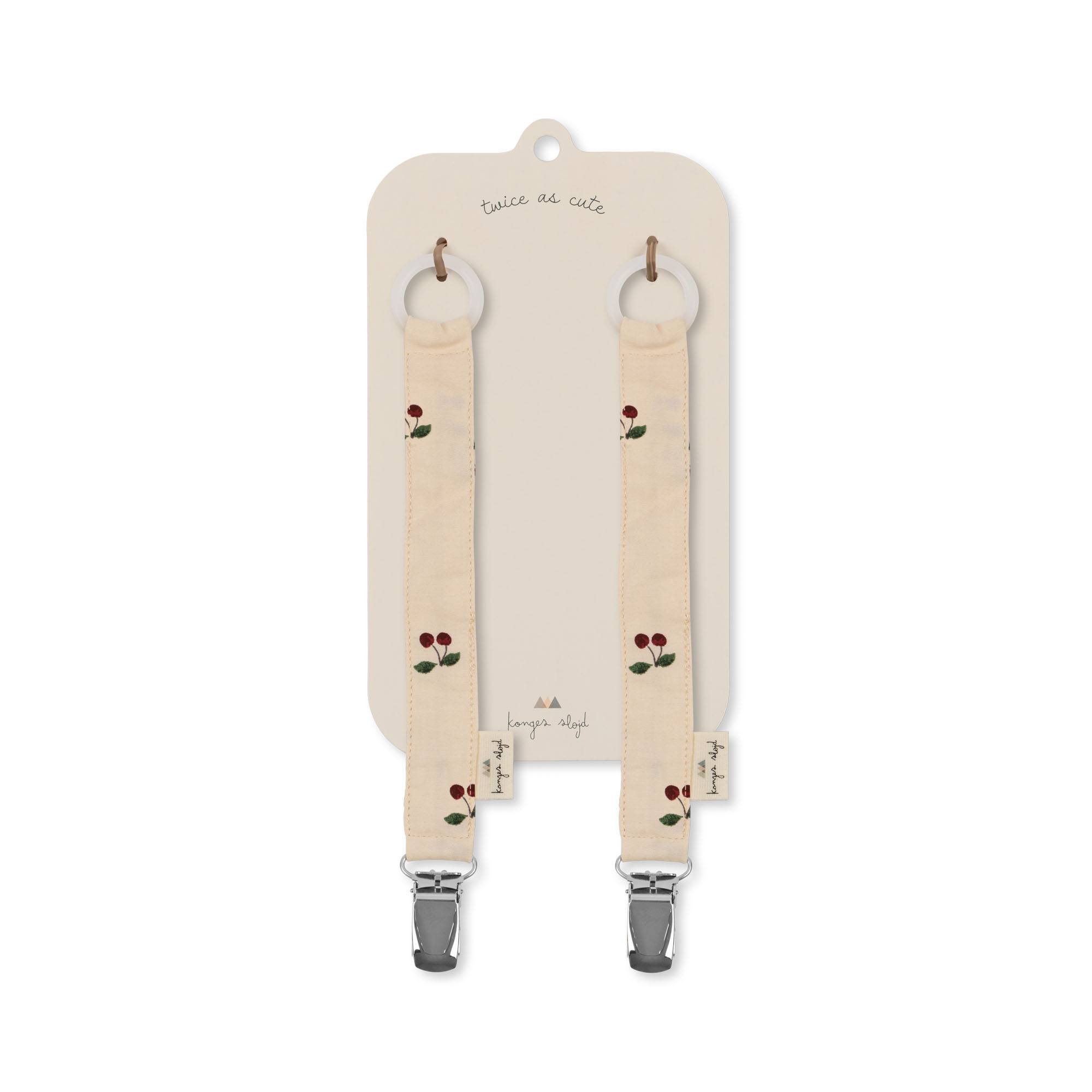 Set di due catenelle per ciuccio